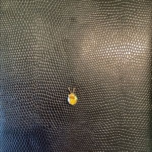 14 K Gold with Yellow Gem Stone Pendant